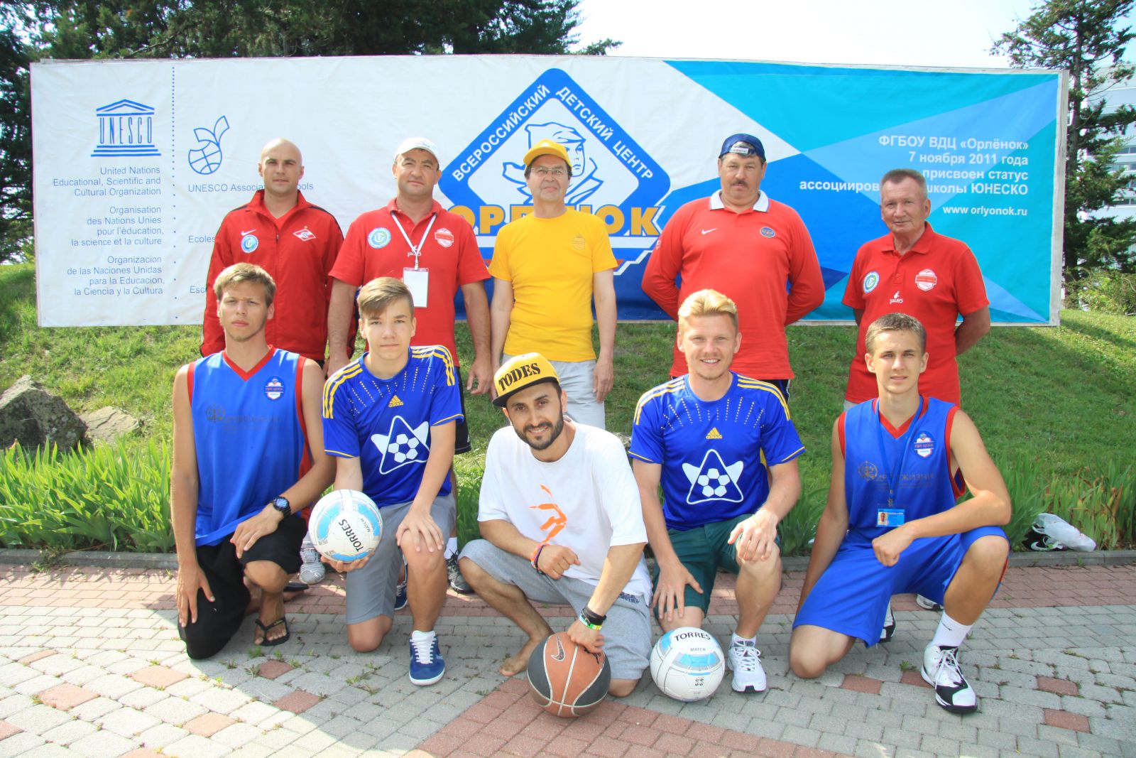 Тренеры всероссиского лагеря Орленок